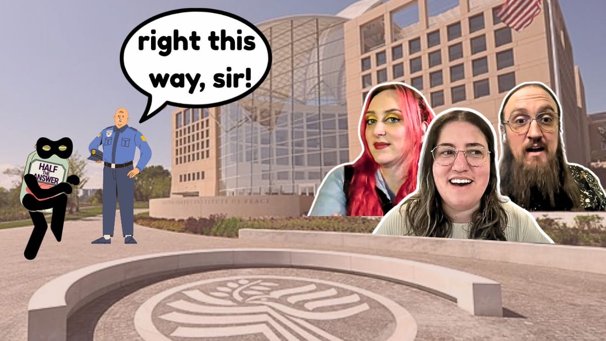 DOGE Dunces, Depositions, DC Cops and Scoop Ethics (Half the Answer #73, with Marisa Kabas)